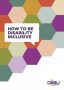 cover of How to be disability inclusive booklet